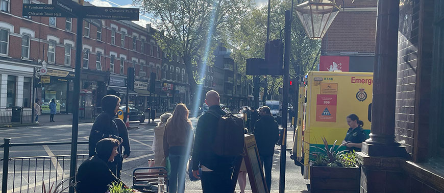 Altercation on Chiswick High Road Ends with Man Pushed into Moving Vehicle